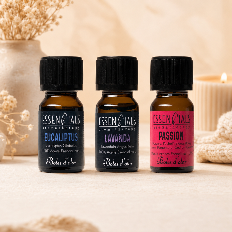 Aromaterapia y aceites esenciales Boles d'olor
