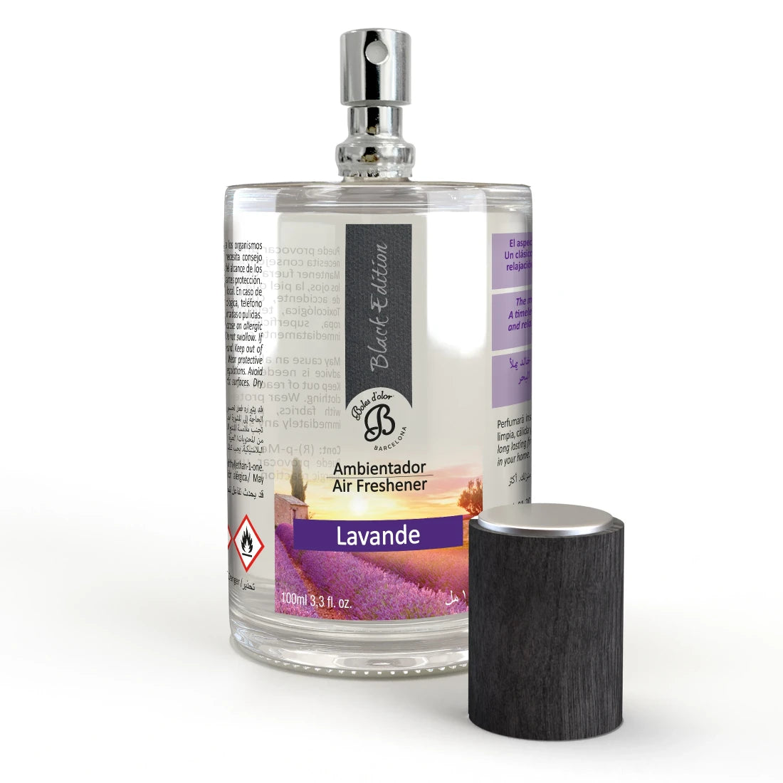 Ambientador en spray 100 ml. Lavanda Black Edition Boles d'olor