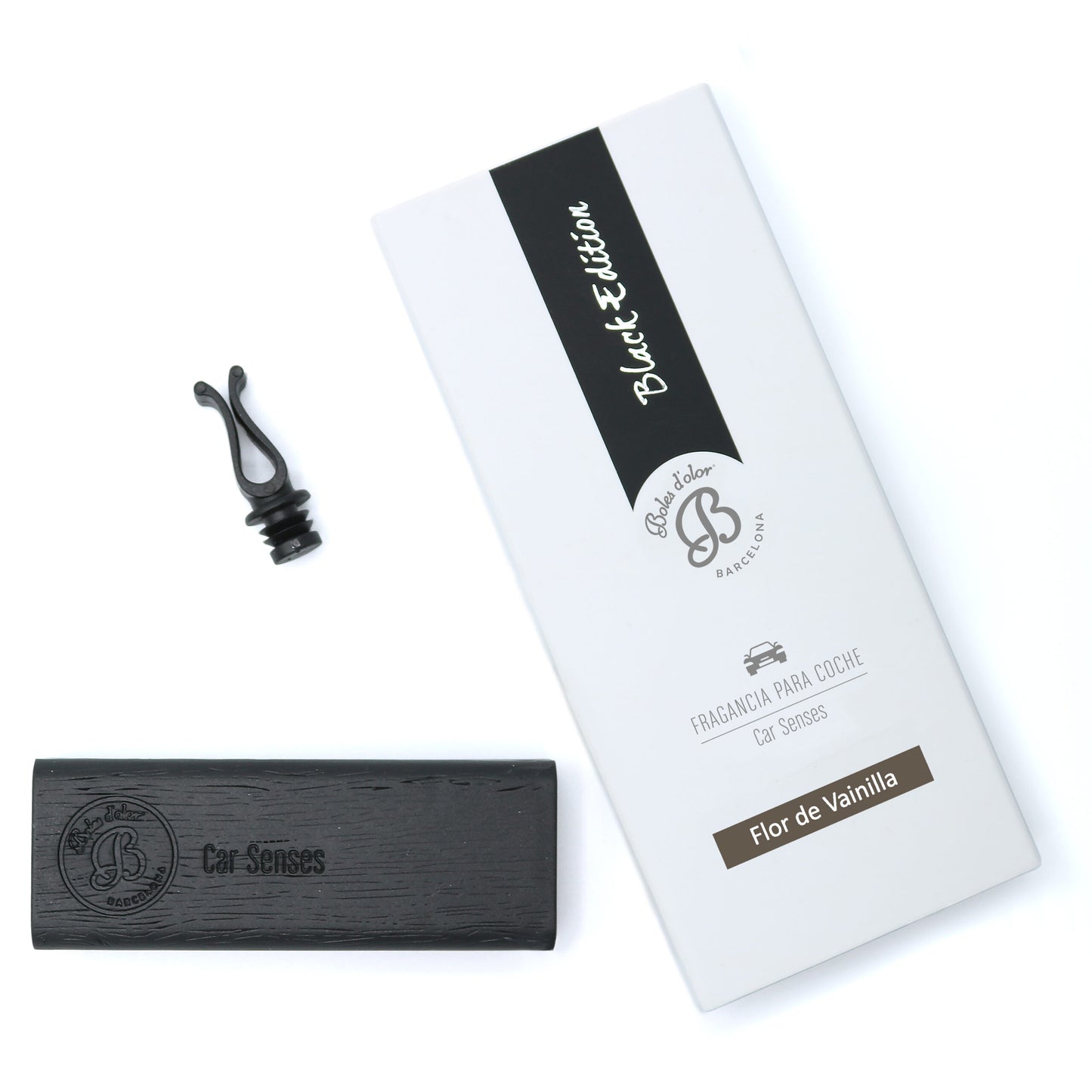 Flor de Vainilla Ambientador de coche Car Senses Black Edition | Boles d'olor | Muebles Elbume
