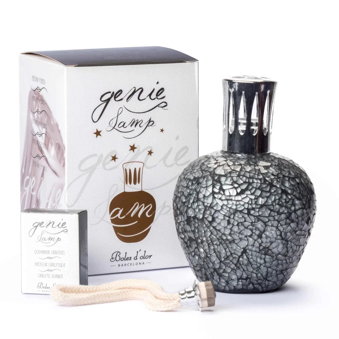 Lámpara catalítica Genie Lamp Elipse Mosaic Negro 430 ml