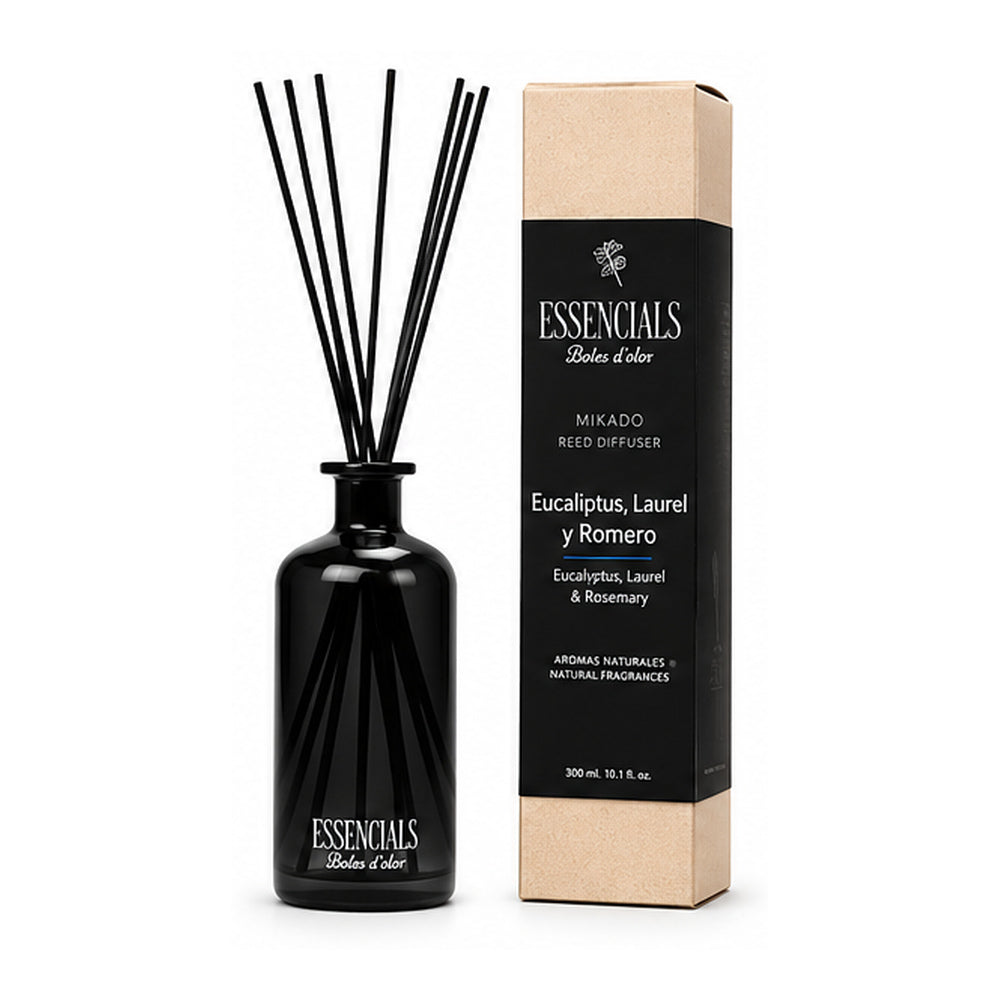 Eucaliptus, Laurel y Romero Mikado Essencials 300 ml | Boles d'olor | Muebles Elbume