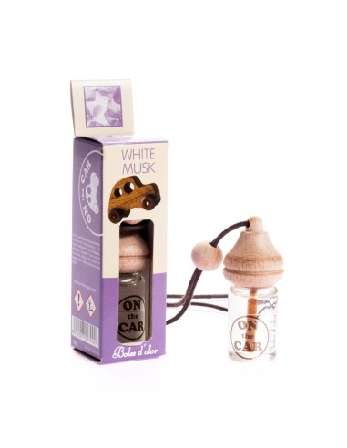 White Musk Ambientador de coche On The Car | Boles d'olor | Muebles Elbume