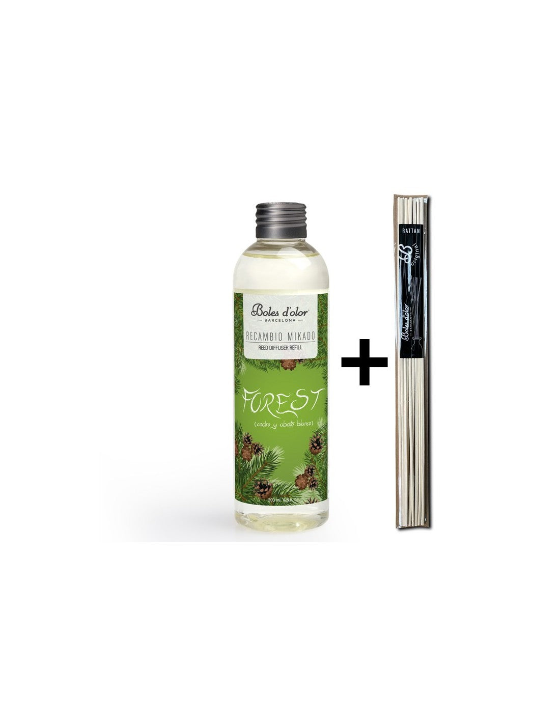 Forest Recambio Mikado Ambients 200 ml con varillas | Boles d'olor | Muebles Elbume