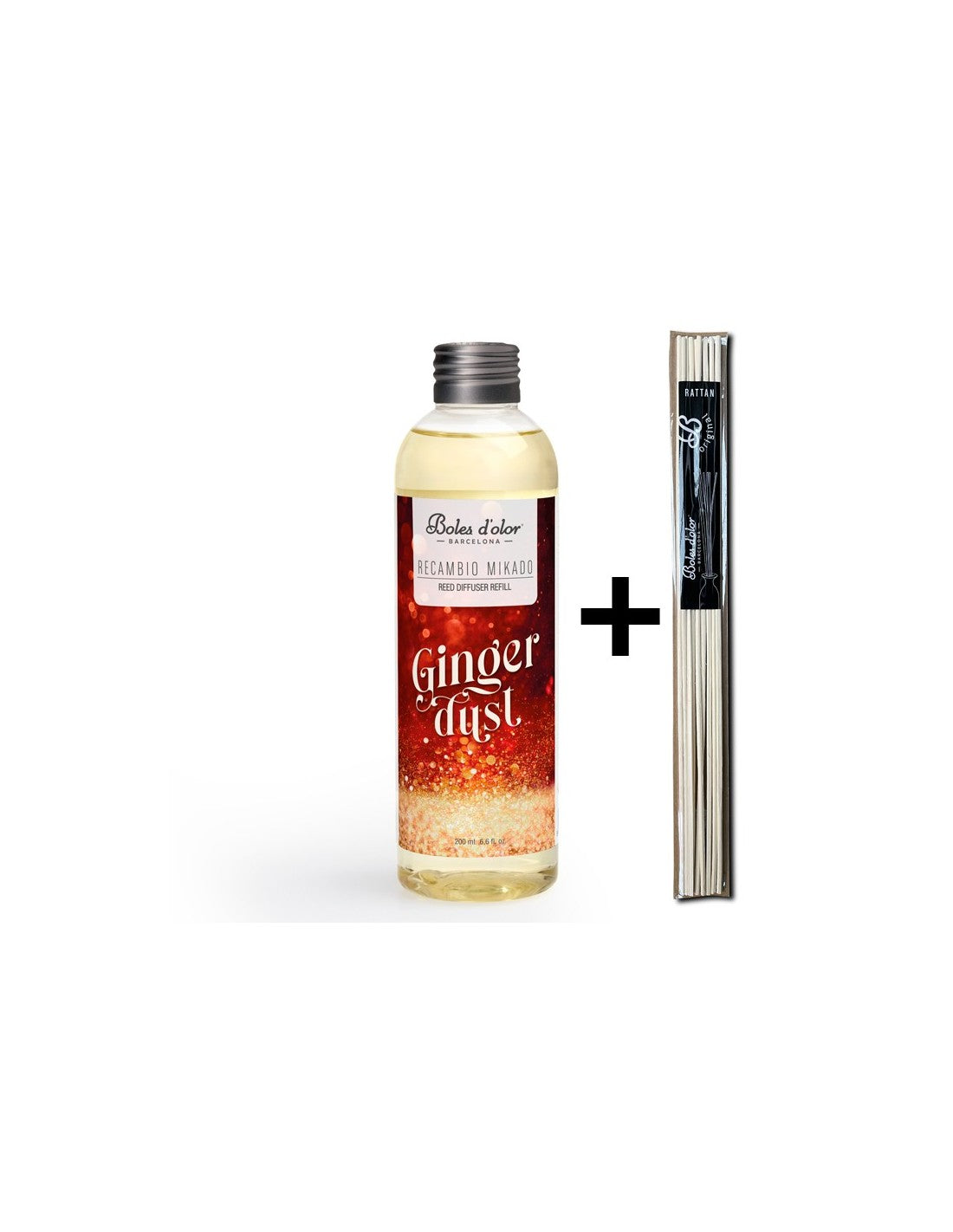 Ginger Dust Recambio Mikado Ambients 200 ml con varillas | Boles d'olor | Muebles Elbume