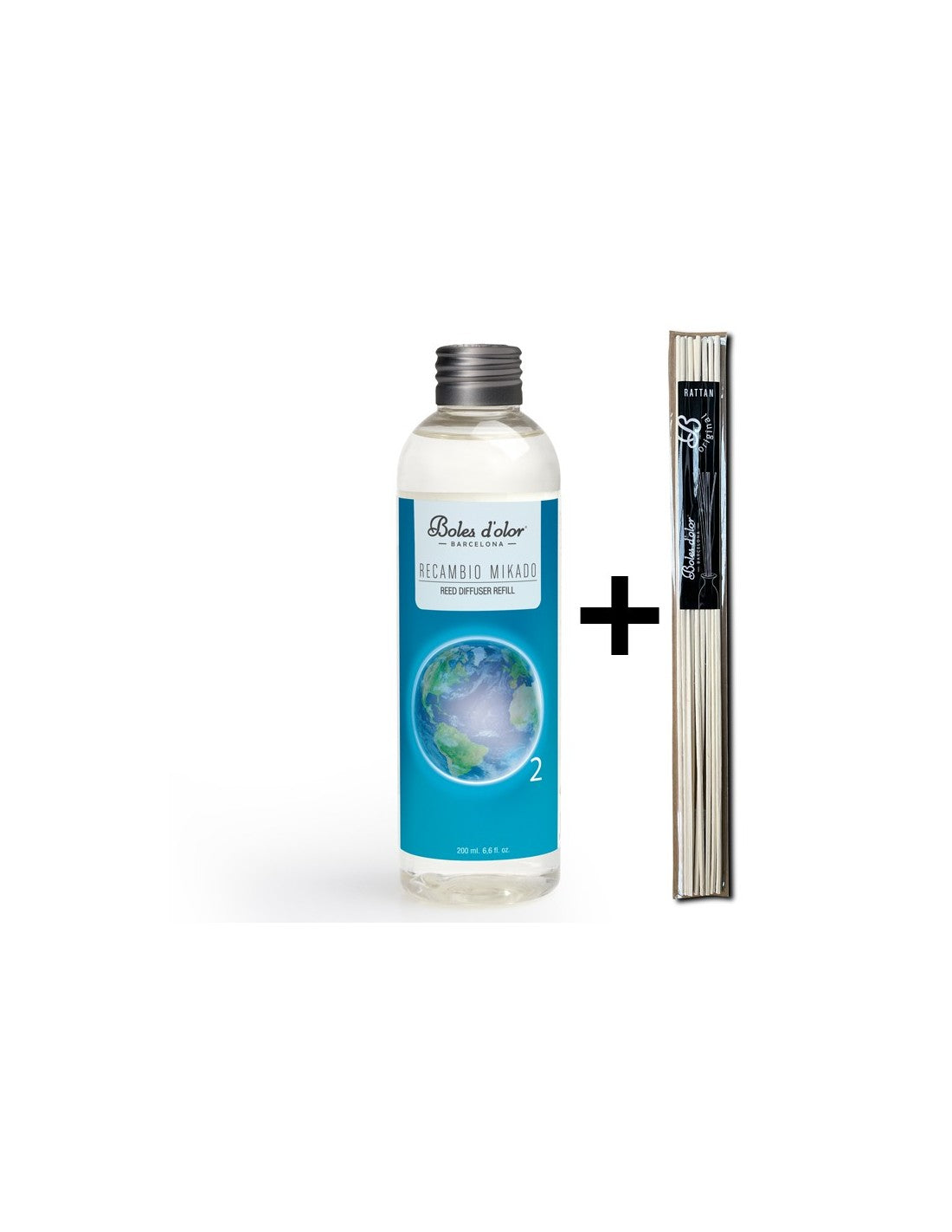 O2 Recambio Mikado Ambients 200 ml con varillas | Boles d'olor | Muebles Elbume