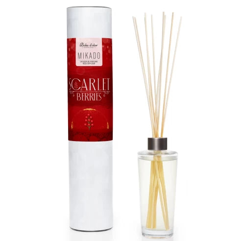 Scarlet Berries Mikado 200 Ml | Boles d'olor | Muebles Elbume