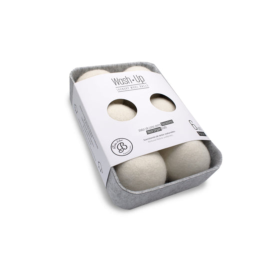 Bolas de secado Wash Up. Pura lana (pack de 6)