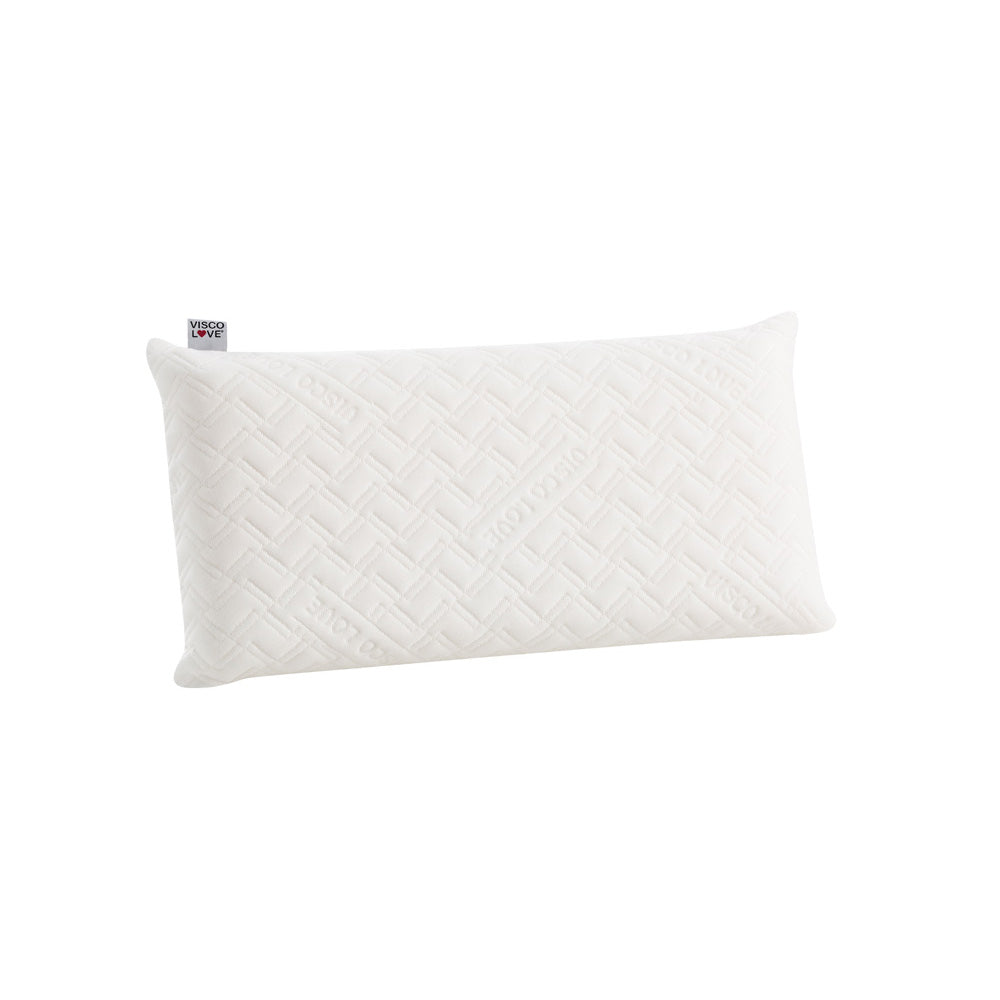 Almohada Visco Love Carbono Tencel con funda exterior blanca