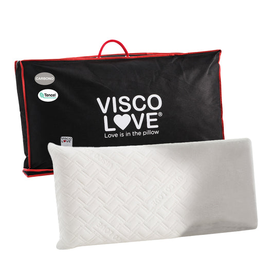 Almohada Visco Love Carbono Tencel con bolsa de transporte