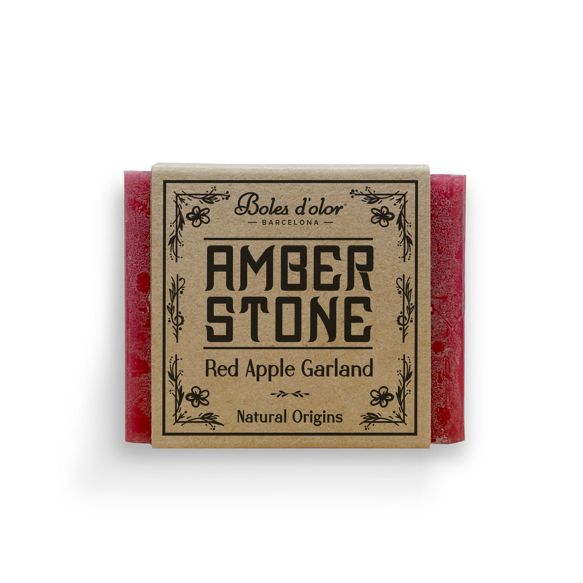 Amber Stone Natural Origins Red Apple Garland de Boles d’olor