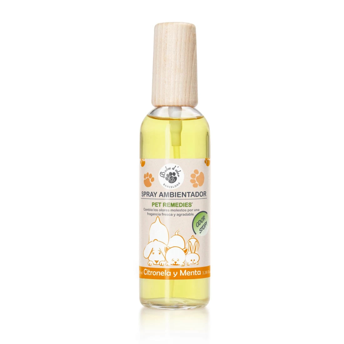 Ambientador en spray 100 ml. Citronela y Menta Pet Remedies Boles d'olor