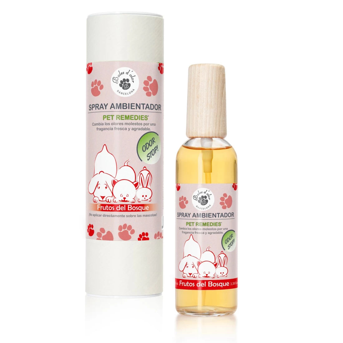 Ambientador en spray 100 ml. Frutos del Bosque Pet Remedies Boles d'olor
