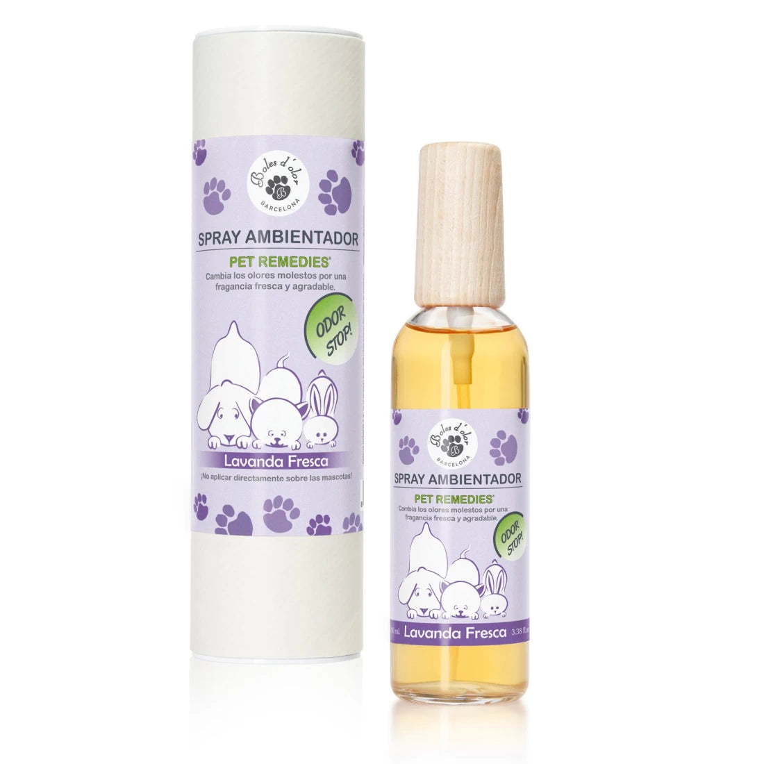 Ambientador en spray 100 ml. Lavanda Fresca Pet Remedies Boles d'olor