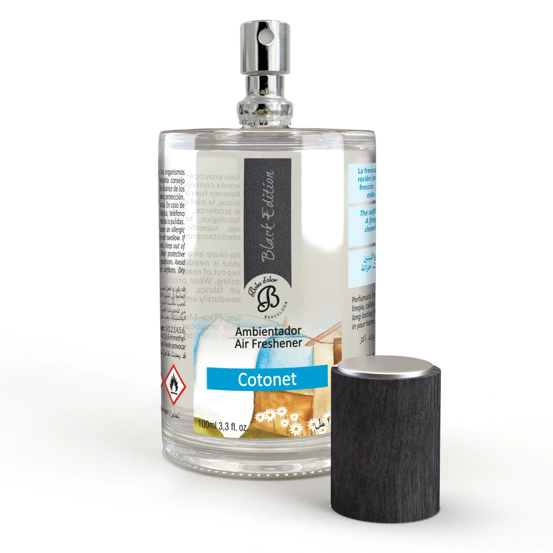 Ambientador en spray 100 ml. Cotonet Black Edition Boles d'olor