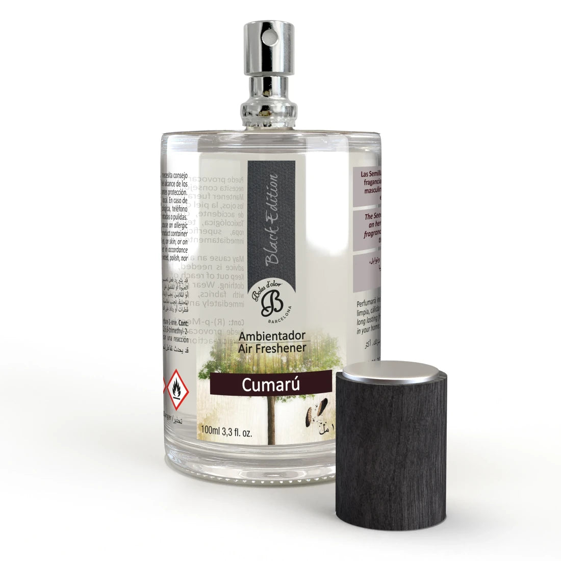 Ambientador en spray 100 ml. Cumarú Black Edition Boles d'olor