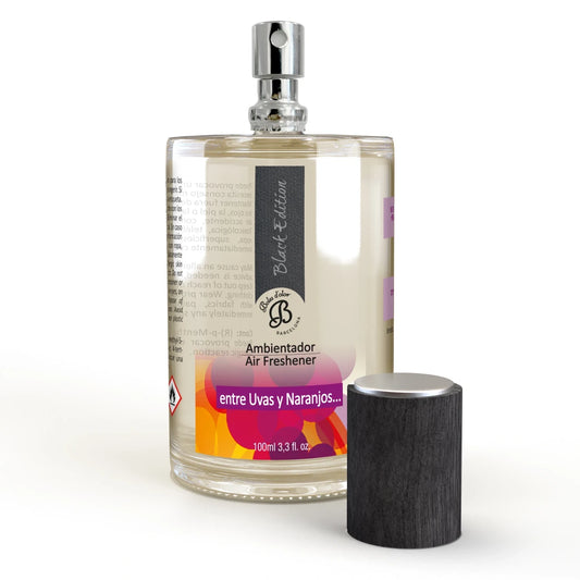 Ambientador en spray 100 ml. Entre Uvas y Naranjos Black Edition Boles d'olor