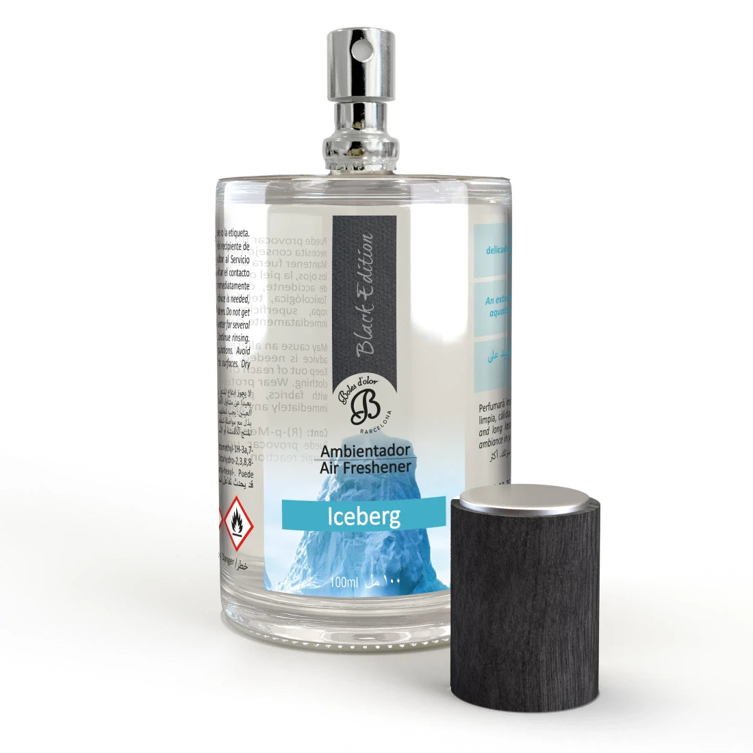 Ambientador en spray 100 ml. Iceberg Black Edition Boles d'olor