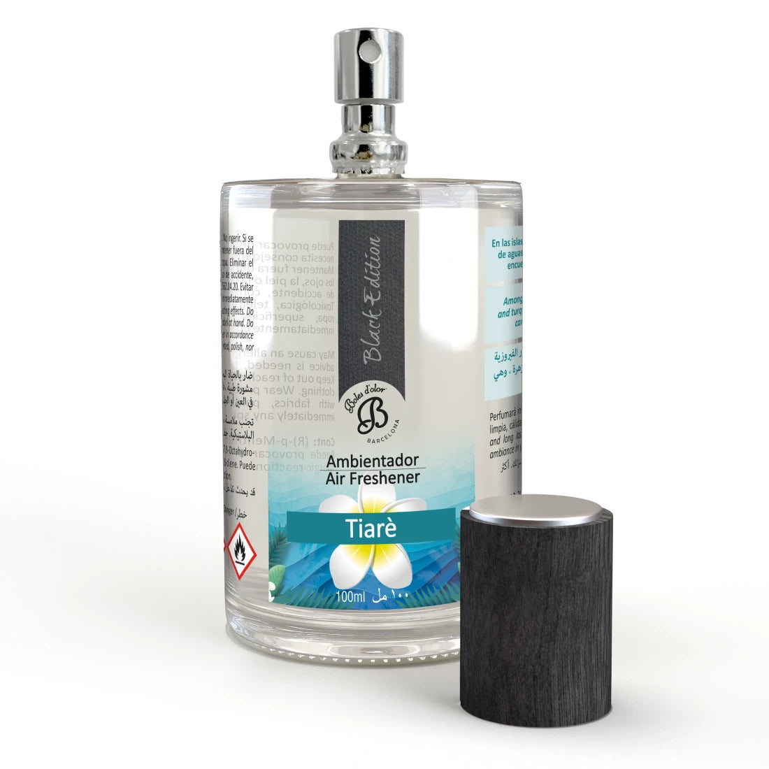 Ambientador en spray 100 ml. Tiaré Black Edition Boles d'olor