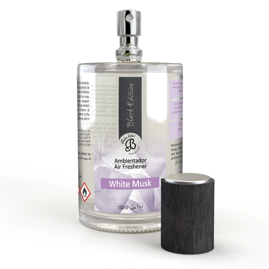 Ambientador en spray 100 ml. White Musk Black Edition Boles d'olor