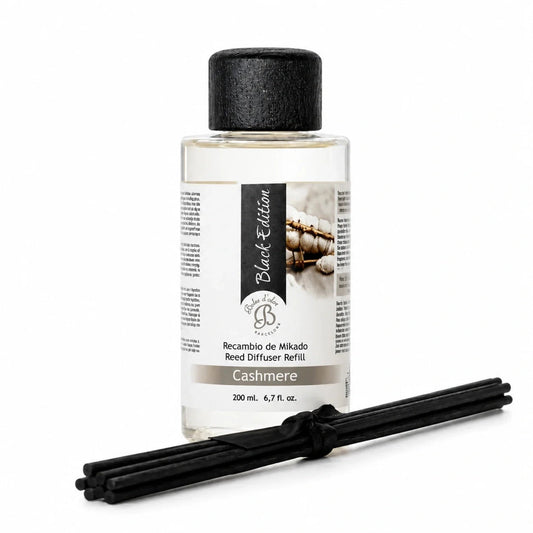 cashmere Recambio Mikado Black Edition 200 ml | Boles d'olor | Muebles Elbume