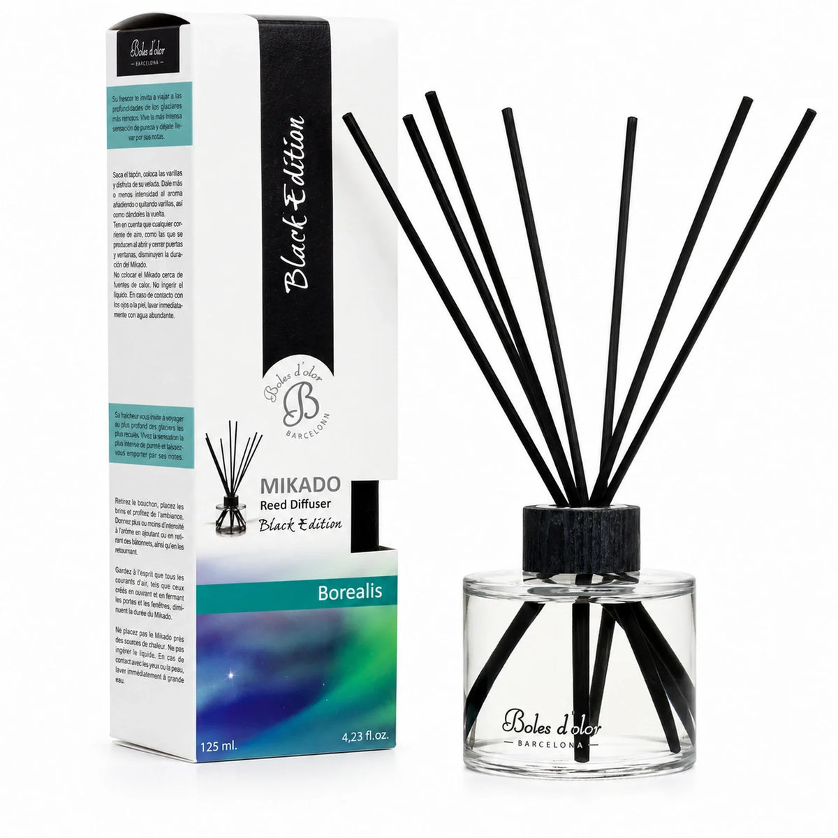 Borealis Mikado Black Edition 125 ml | Boles d'olor | Muebles Elbume