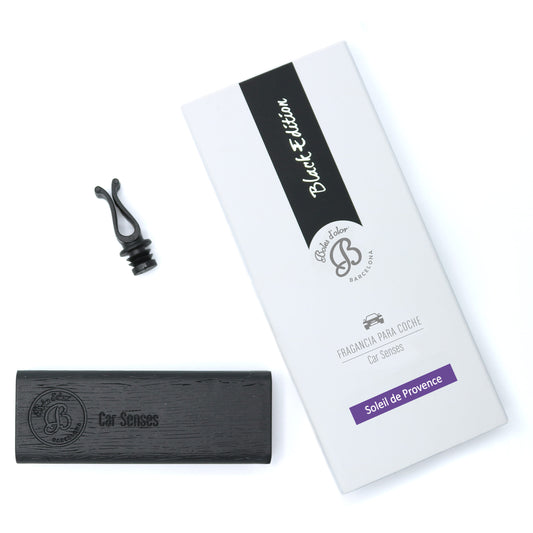 Soleil de Provence Ambientador de coche Car Senses Black Edition | Boles d'olor | Muebles Elbume