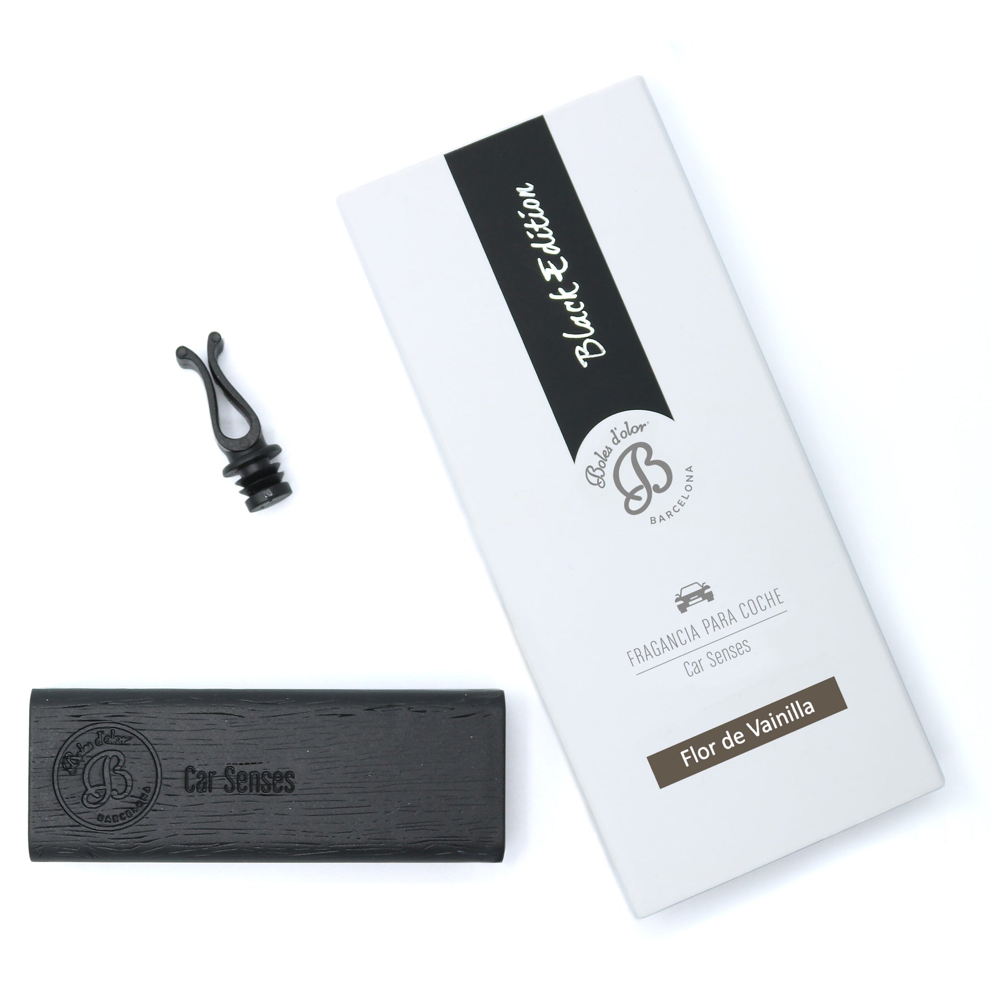 Flor de Vainilla Ambientador de coche Car Senses Black Edition | Boles d'olor | Muebles Elbume