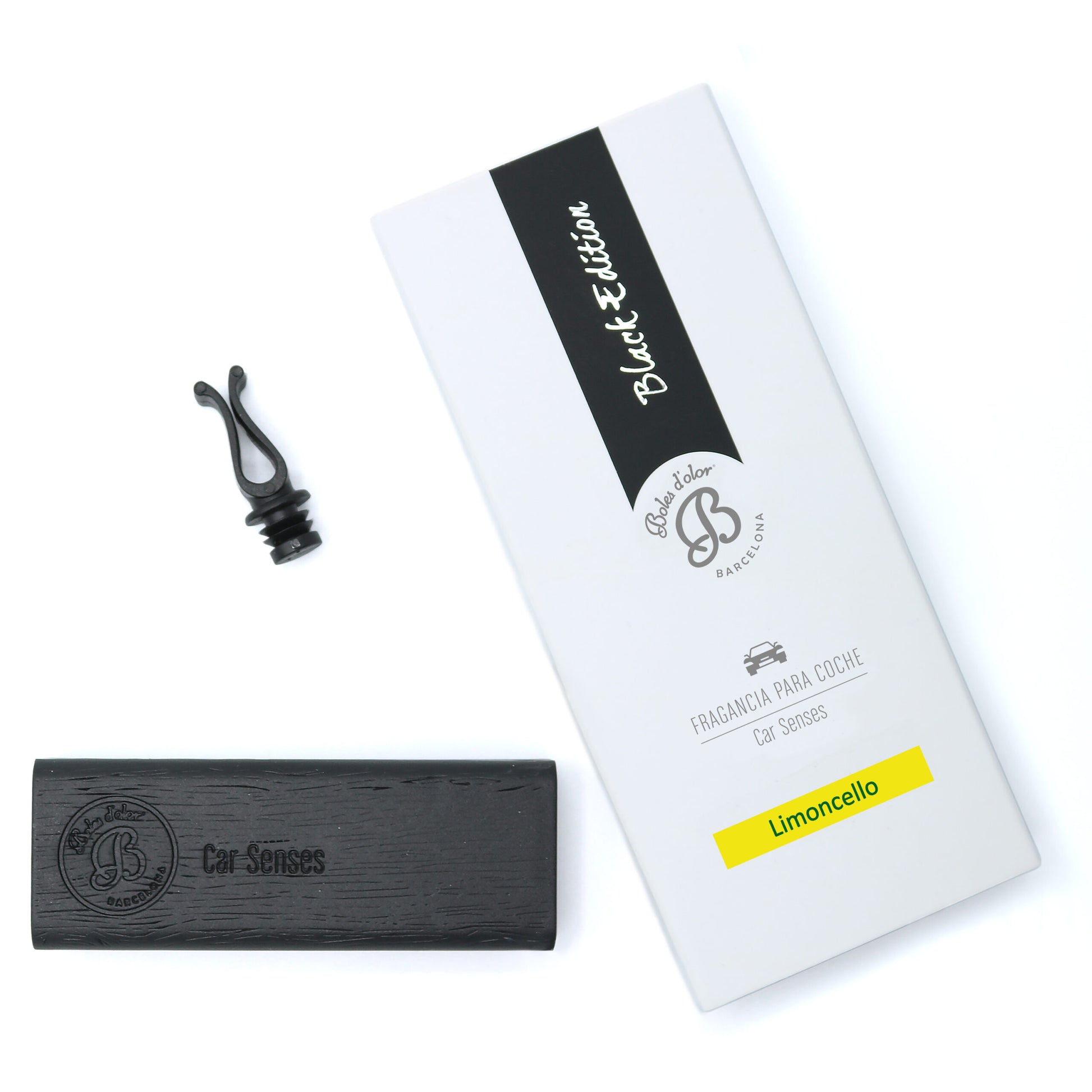 Limoncello Ambientador de coche Car Senses Black Edition | Boles d'olor | Muebles Elbume