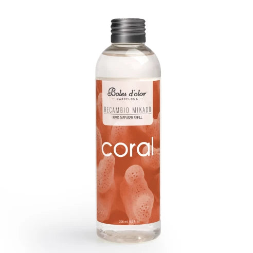 Coral Recambio De Mikado 200 Ml | Boles d'olor | Muebles Elbume
