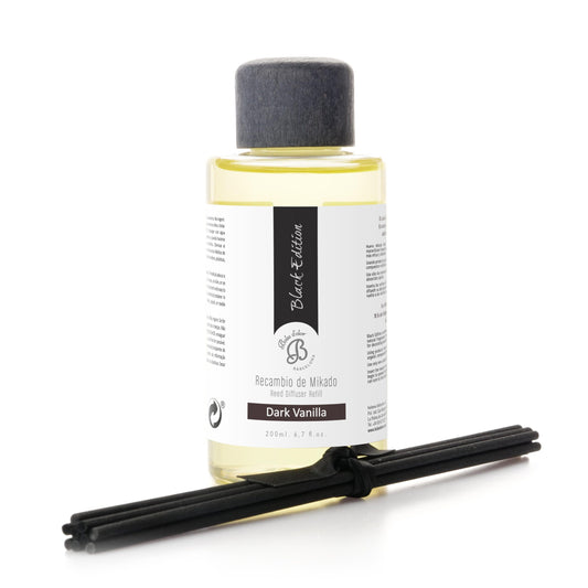 Dark Vanilla Recambio Mikado Black Edition 200 ml | Boles d'olor | Muebles Elbume