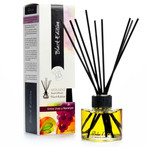 Entre Uvas Y Naranjos Mikado Black Edition 125 Ml | Boles d'olor | Muebles Elbume
