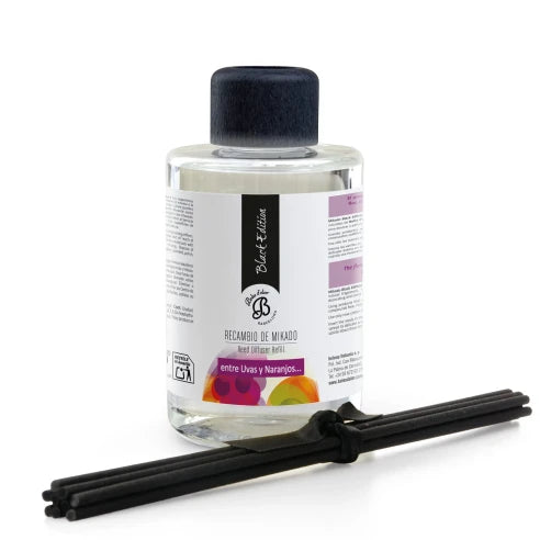 Entre Uvas y Naranjos Recambio Mikado Black Edition 300 Ml | Boles d'olor | Muebles Elbume