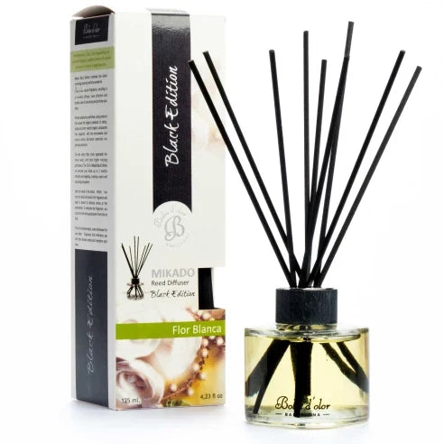 Flor Blanca Mikado Black Edition 125 Ml | Boles d'olor | Muebles Elbume