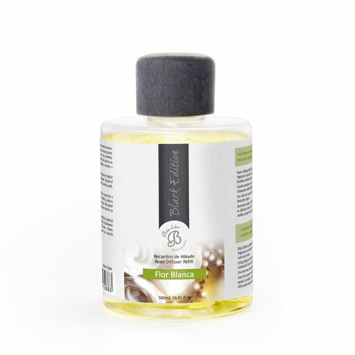 Flor Blanca Recambio Mikado Black Edition 500 ml | Boles d'olor | Muebles Elbume