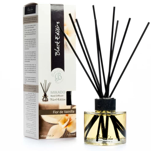 Flor De Vainilla Mikado Black Edition 125 Ml | Boles d'olor | Muebles Elbume