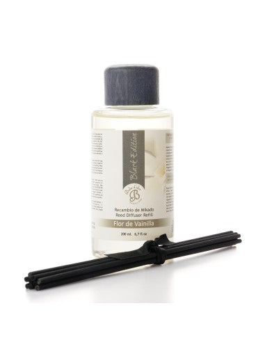 Flor de Vainilla Recambio Mikado Black Edition 200 ml | Boles d'olor | Muebles Elbume