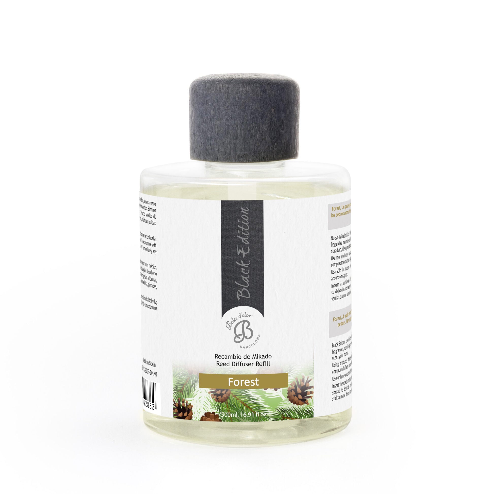 Forest Recambio Mikado Black Edition 500 ml | Boles d'olor | Muebles Elbume