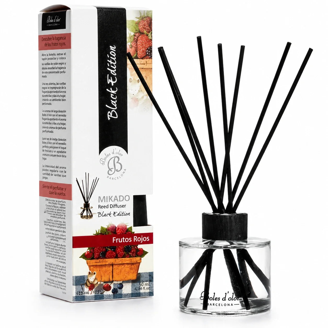 Frutos Rojos Mikado Black Edition 125 ml | Boles d'olor | Muebles Elbume