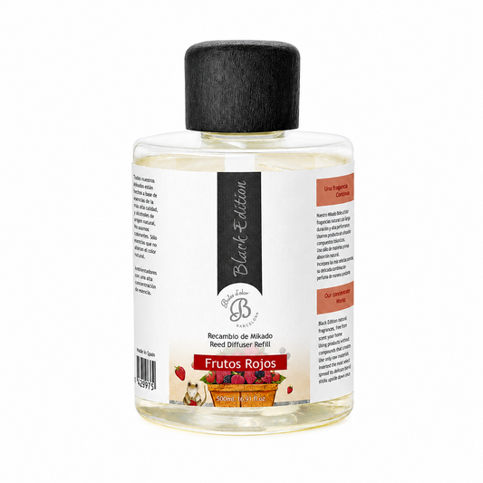 Frutos Rojos Recambio Mikado Black Edition 500 ml | Boles d'olor | Muebles Elbume