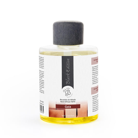 Gaia Recambio Mikado Black Edition 500 ml | Boles d'olor | Muebles Elbume