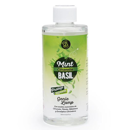 Genie Perfume de Hogar Mint, Citronella & Basil 500 ml - Boles d'olor | Muebles Elbume