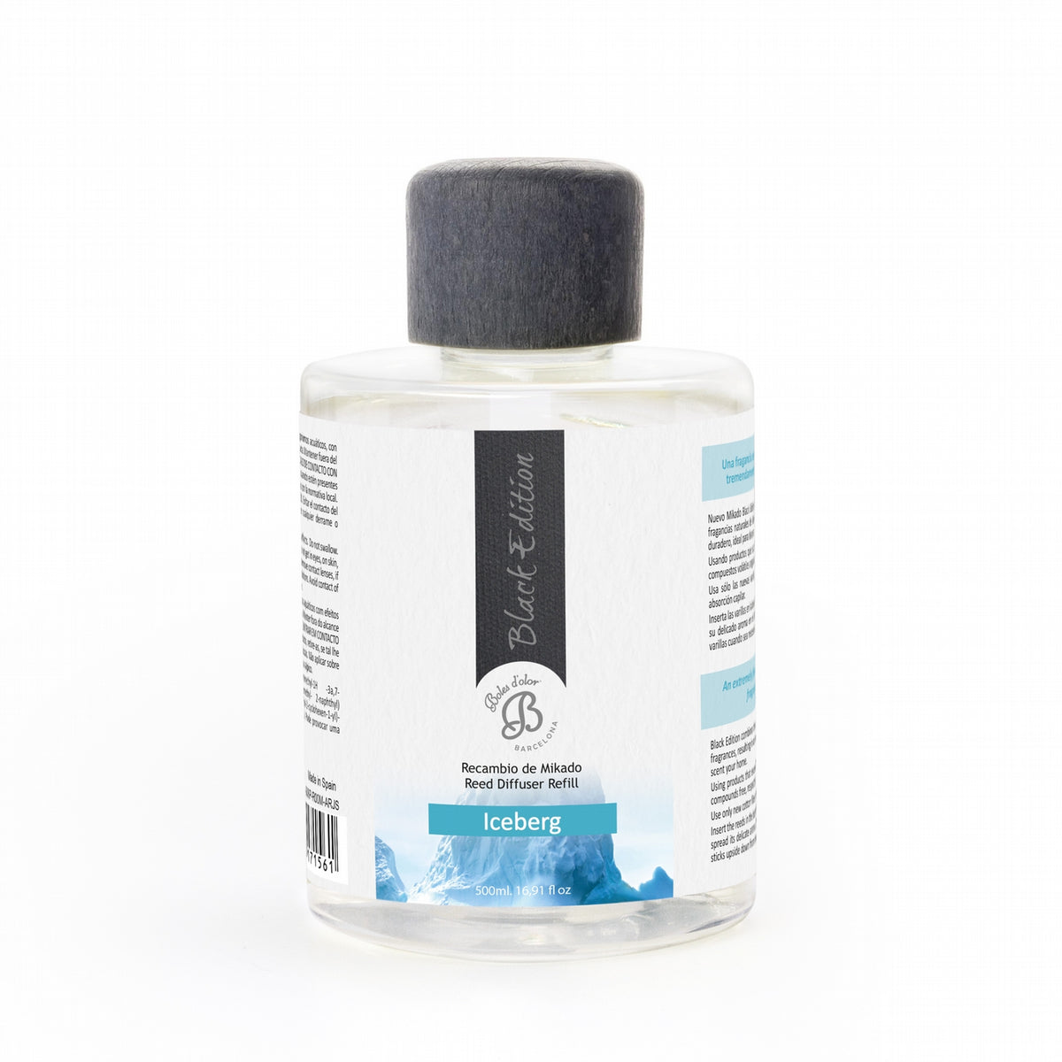 Iceberg Recambio Mikado Black Edition 500 ml | Boles d'olor | Muebles Elbume