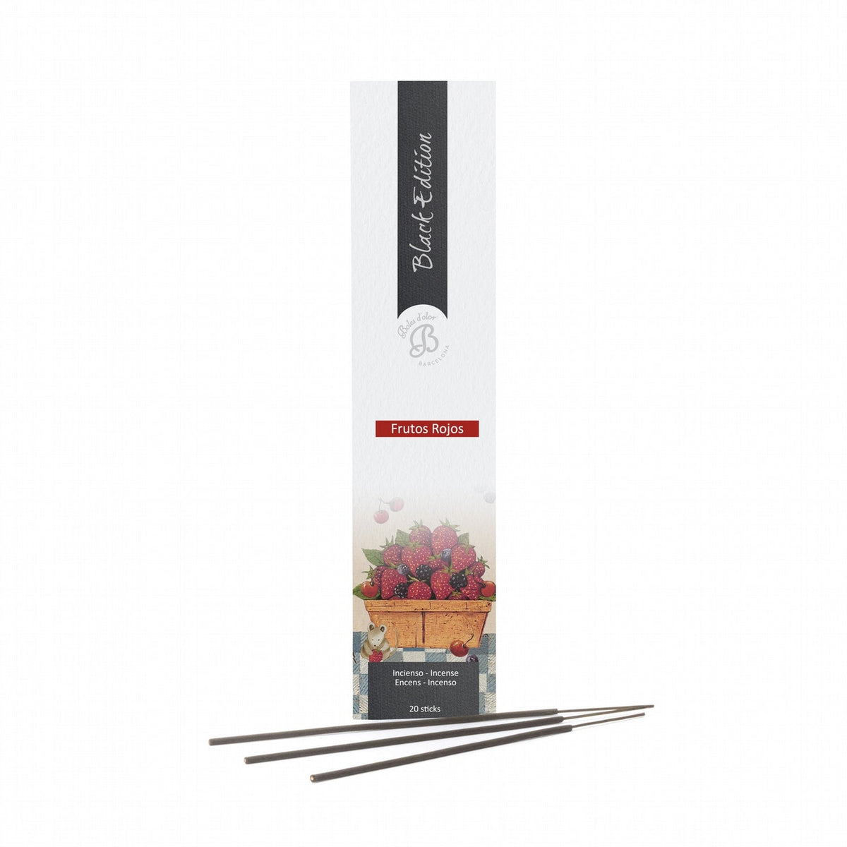 Frutos Rojos Incienso Black Edition 20 varillas | Boles d'olor | Muebles Elbume