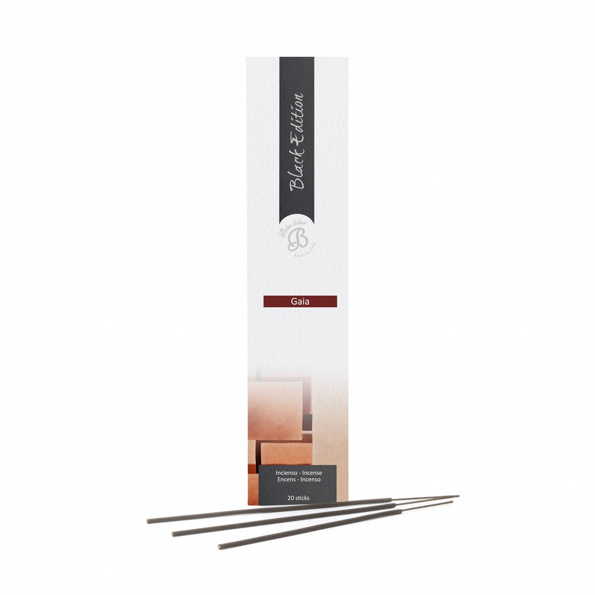 Gaia Incienso Black Edition 20 varillas | Boles d'olor | Muebles Elbume