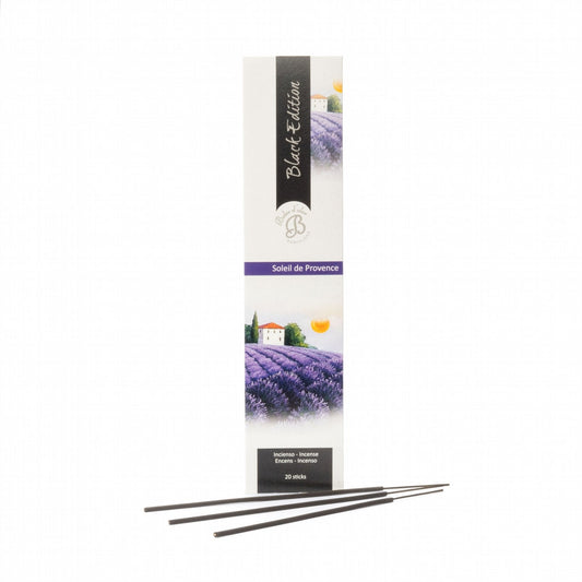 Soleil de Provence Incienso Black Edition 20 varillas | Boles d'olor | Muebles Elbume