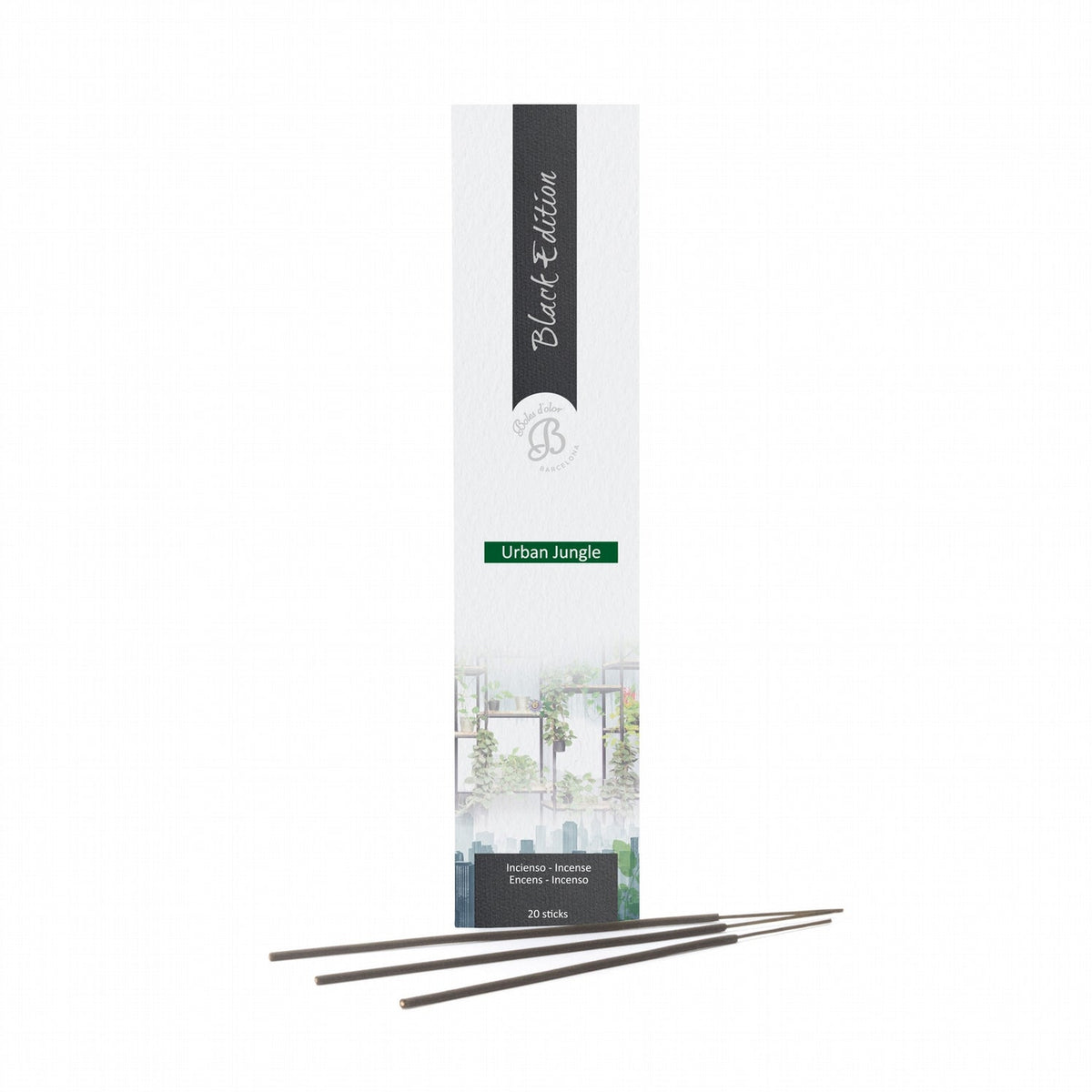 Urban Jungle Incienso Black Edition 20 varillas | Boles d'olor | Muebles Elbume