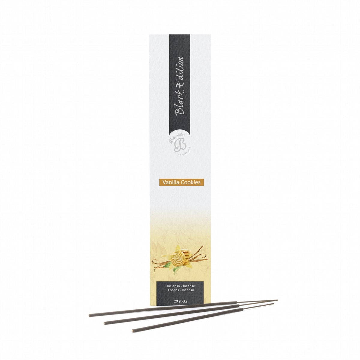 Vanilla Cookies Incienso Black Edition 20 varillas | Boles d'olor | Muebles Elbume