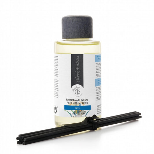 Iris Recambio Mikado Black Edition 200 ml | Boles d'olor | Muebles Elbume