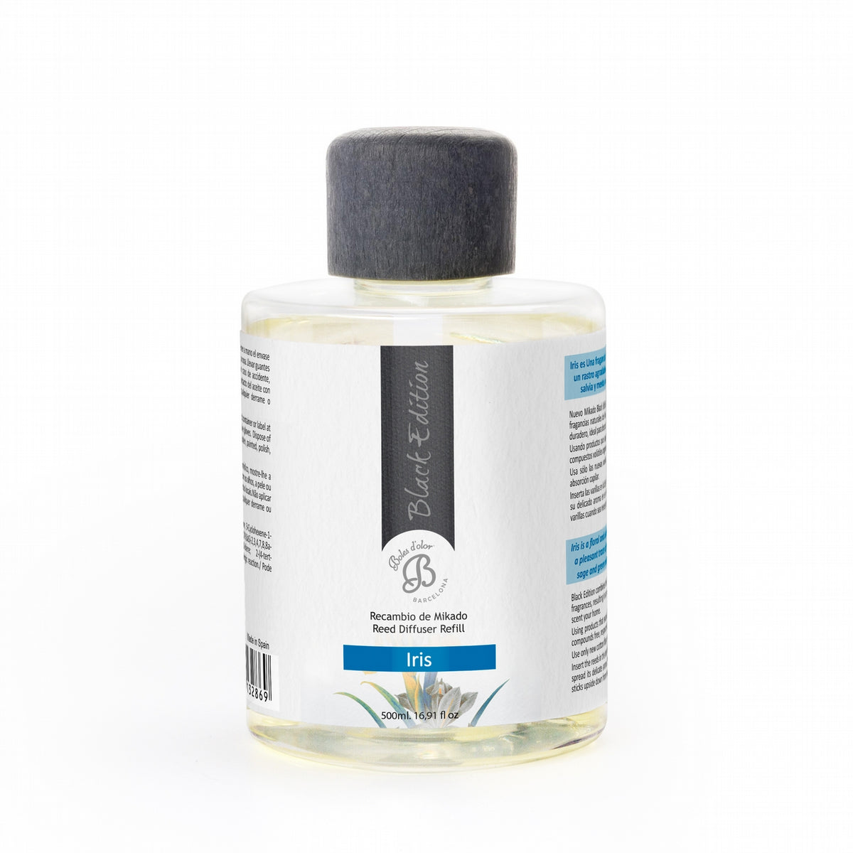 Iris Recambio Mikado Black Edition 500 ml | Boles d'olor | Muebles Elbume