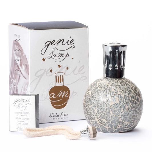 Lámpara catalítica Genie Lamp Sphere Mosaic Blanco 380 ml